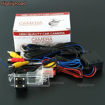 

BigBigRoad Car Rear View Reverse Backup Camera with power relay/ Filter For Renault Fluence 2013 2014 2015 Clio 4 Night Vision