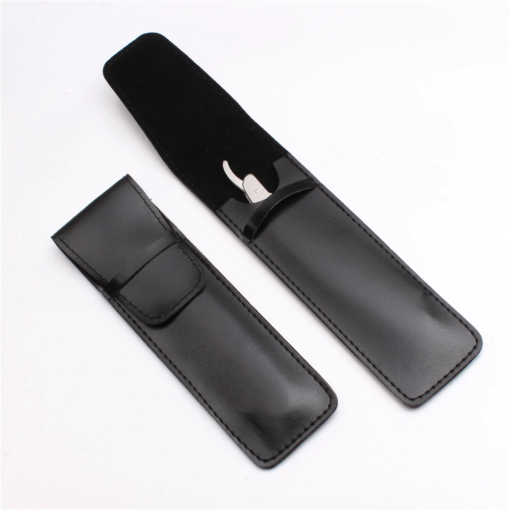 Borda de Aço Ferramentas de Remoção de Cabelo de Barbear Lâminas de Barbear de Barbear Dobrável + Lâminas Logotipo Personalizado Professional Barber Faca C6102 100 Pcs 9 High Quality Beleza e saúde