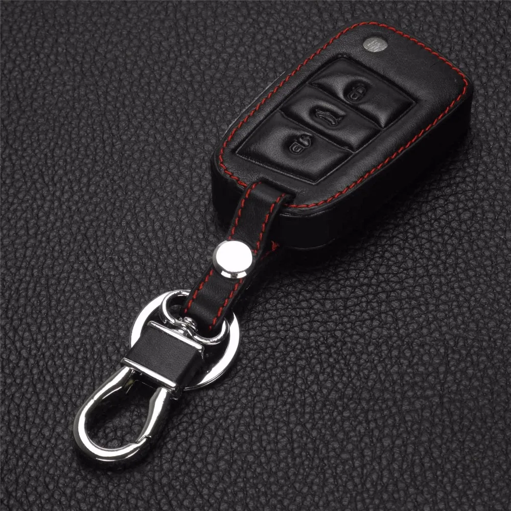 Jingyuqin для Volkswagen VW Golf 7 MK7 Skoda Octavia A7 Seat Leon Ibiza Key Portect автомобильный кожаный чехол