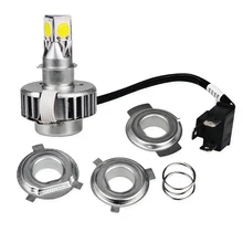 H6 H4 Led Motorcycle Headlight Lamp Bulb DC12v Motorbike Headlight Bulbs H4 Ba20d Led Motorcycle Headlight Hi Lo Beam Moto Light