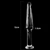 Godemichet en verre de 12cm pour femme, jouet sexuel pour femme, gode stimulateur de la prostate et du point G, godemichet anal ► Photo 2/6