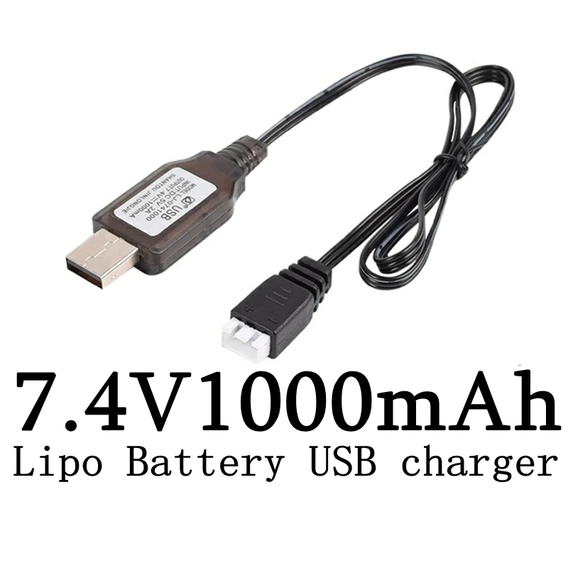 

7.4V Lipo Battery Charger for Syma X8SW X8SC X8PRO X8C X8W Hubsan H501S H501C H501 H502S H502E RC Quadcopter Drone MJX B3 Busg 3