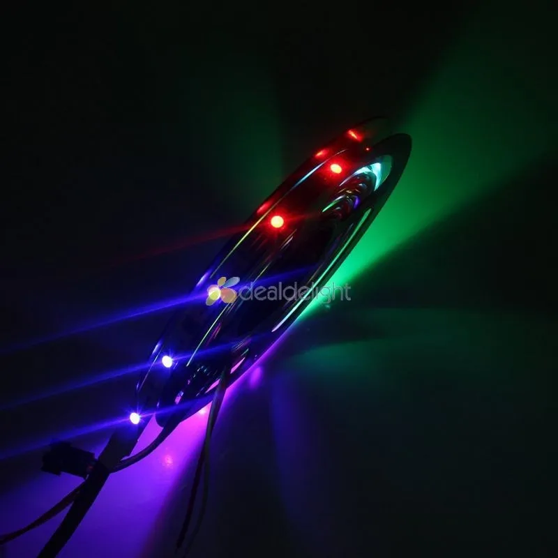 5 м DC12V WS2811 5050 Цифровой RGB Цвет Светодиодные ленты 30LED/M 150 светодиодов-Водонепроницаемый мечта Цвет Светодиодные ленты 10 мм Черный PCB