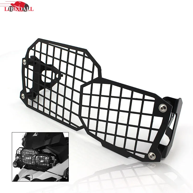 Black CNC Motorcycle Headlight Guard Protection Cover BMW F650GS F700GS F800GS