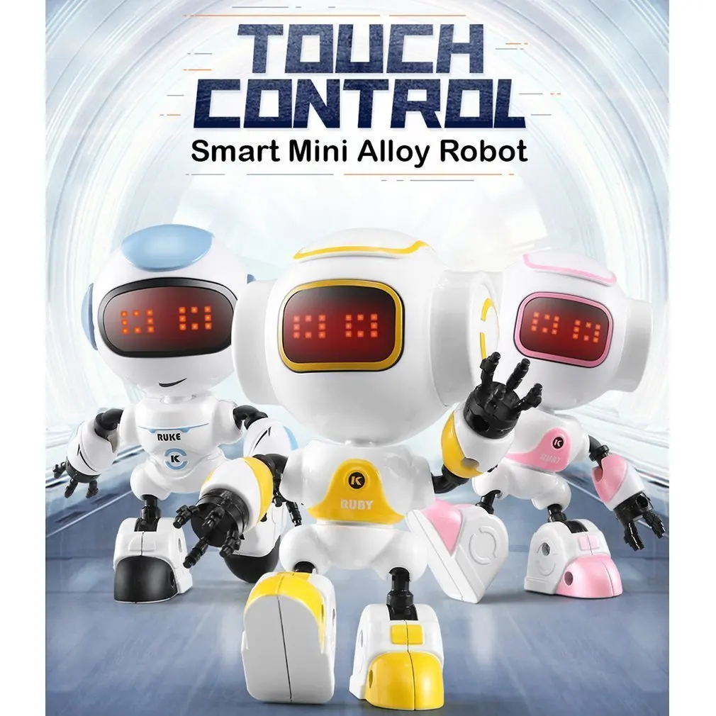 

JJR/C R8 Touch Sensing LED Eyes RC Robot Smart Voice DIY Body Gesture Model Toy For Child Gift