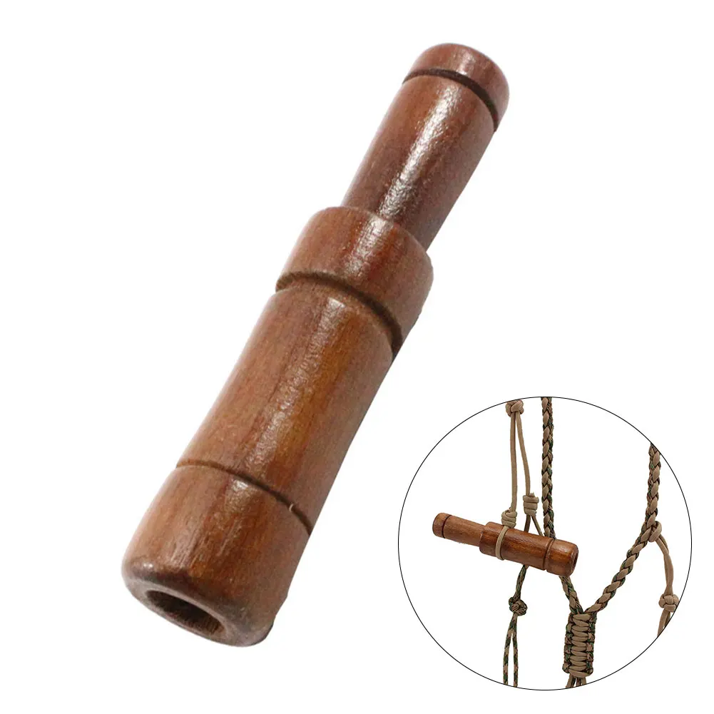 

Outdoor Hunting Simple Waterfoul Decoy Duck Caller Imitation Sound Supplies Non Toxic Amateur Blowing Bait Small Wood Whistle