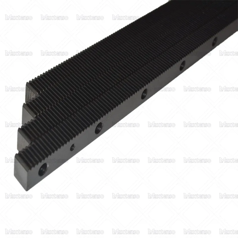 MAXTENSO 1.25mod modulus cnc gear rack helical teeth 670m length Engraving machine high precision CNC parts 45 steel