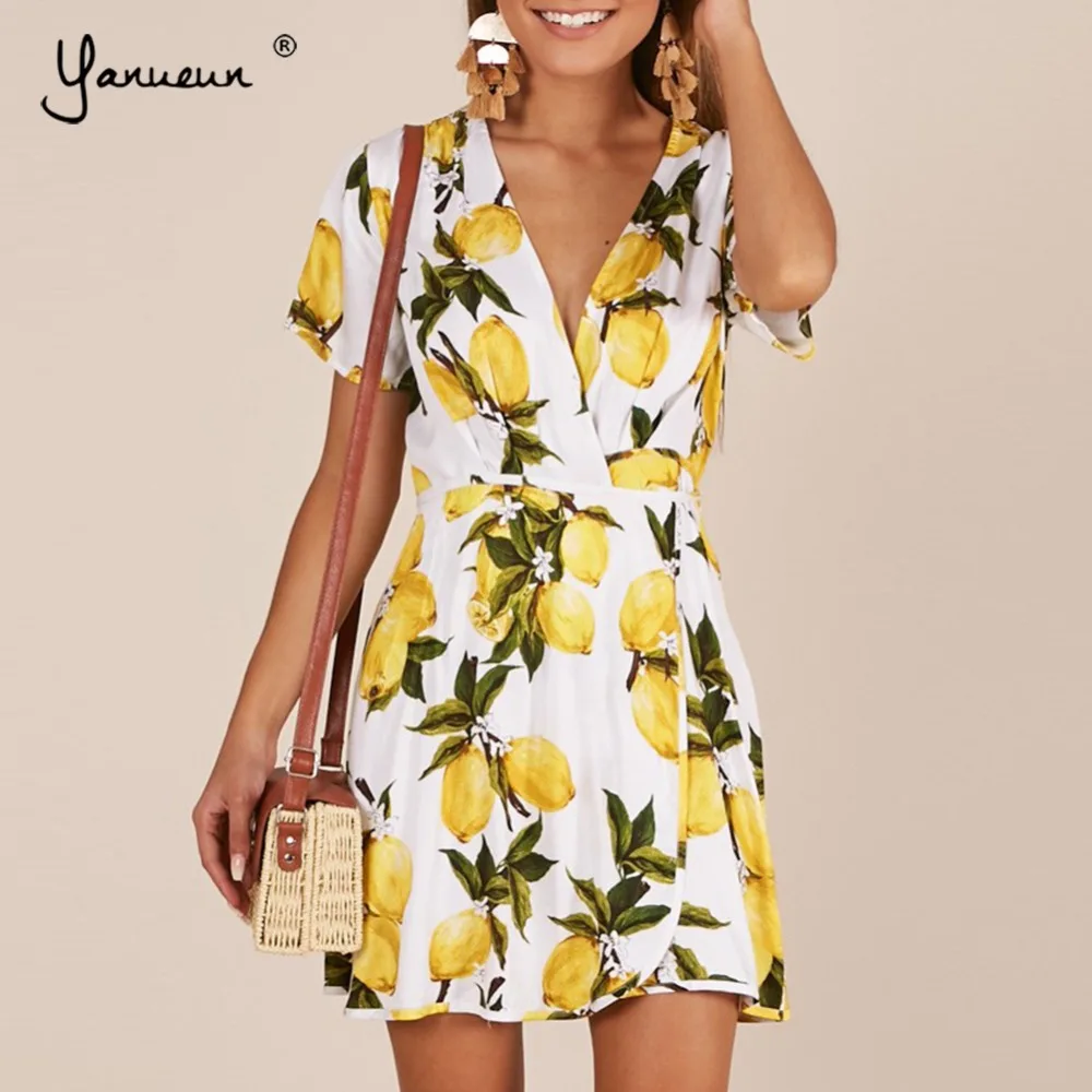 Lemon dress for women Clearance