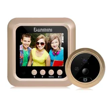 DANMINI Q5 2.4inch Doorbell Viewer Digital Door Peephole Viewer Camera 160 Degrees Wireless Video Doorbell 2.0MP Security Camera
