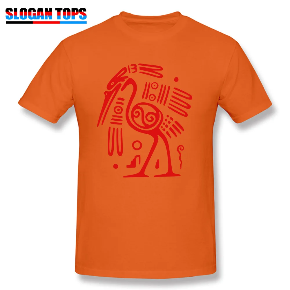 ibis 297167 Tops & Tees 2018 Newest Round Collar Printing Short Sleeve Cotton Boy Tshirts Printed On Tops Shirt ibis 297167 orange