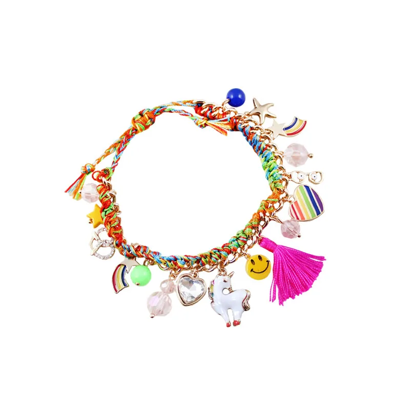 F.J4Z New arrival lovely girls gift bracelet Fashion cute horse heart