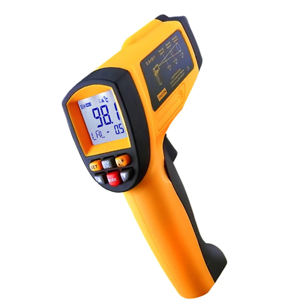 Handheld 501 Digital IR Non Contact Laser Thermometer 0.11 EM
