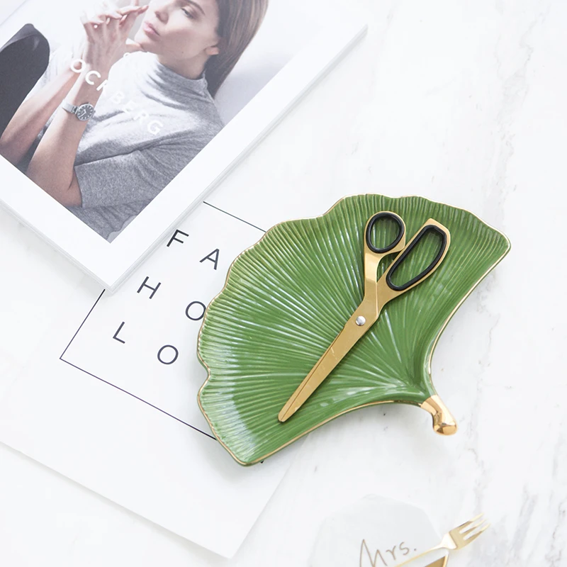 Тарелки Ginkgo biloba коробка для хранения ювелирных изделий декоративный поднос