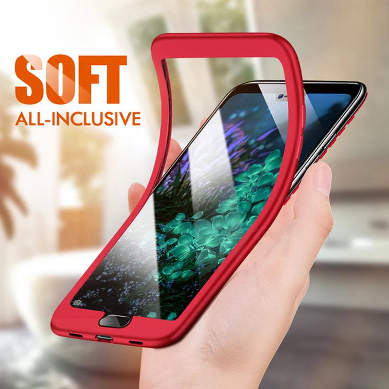 

Fashion 360 Full Cover TPU Case For Huawei Honor 7A Pro 7C Aum-l41 9 10 Lite Y5 Y6 Prime 2018 P Smart P8 P9 P10 P20 Lite Pro