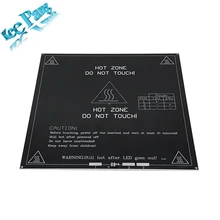 MK3 с подогревом 12 В 24 В части для RepRap Мендель Heatbed Горячие очаг 3D принтеры часть тепла 214×214 мм алюминиевая пластина 3 мм Аксессуары