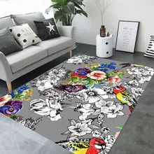 Nordic style fashion Carpets For Living Room Plush Shaggy Floor Mat Carpet Home Tea table Bedroom Hotel Club Anti-Slip Soft Rug