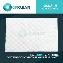 Автомобильный звук теплоизоляция хлопок контроль шума Deadener для автомобильных дверных карт для багажника потолок хвост обшивка крыши 3" X 20" 80 см x 50 см