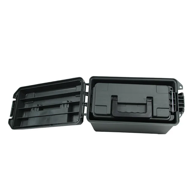 Plastic Ammo Box Weapons Safe Storage Ammo Can Lightweight High Strength Ammo Accessory Crate Storage Case Bullet Safety Box 3
