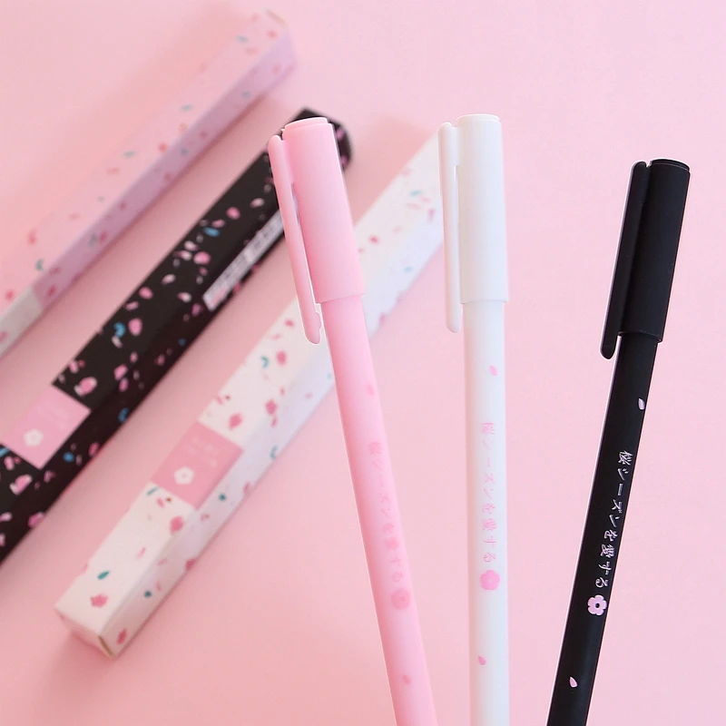 Romantic Sakura Gel Pen for Office and School Use (3 Designs)