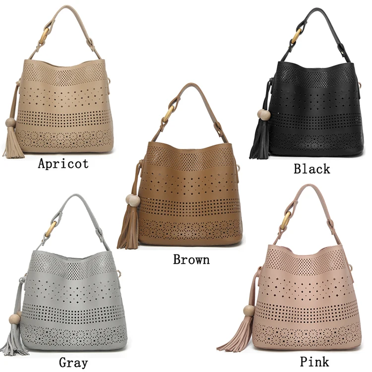 Drand Дизайн Полые Для женщин сумки кисточка Композитный сумка женский Ведро Сумка Для Дамы Crossbody Сумки Для женщин сумки bolsa