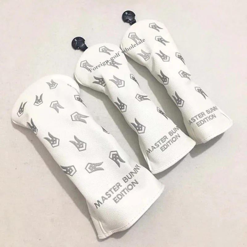 

New Pearly Gates MBE Golf Head Covers #1 #3 #5 Driver Fairway Woods Set Headcovers PU Leather Protect Heads 3 Colors
