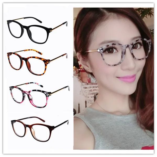 New Reading glasses frames Women Students Office Lady Retro literary