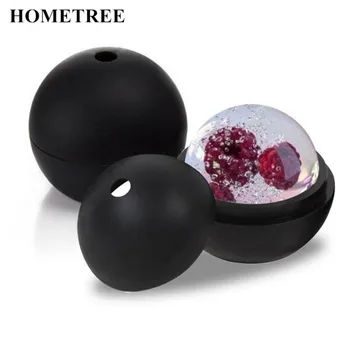 

HOMETREE Multicolor Food grade Silicone Ice hockey Whiskey Cocktail Ice Cube Ball Maker Party Bar Silicone 3D Hockey Mold H346