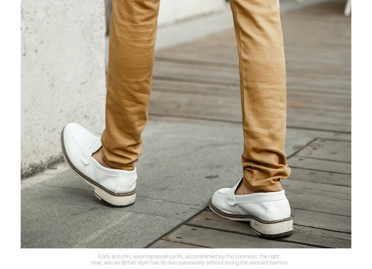 Новые модные брендовые мужские брюки тонкие Однотонные эластичные мужские повседневные штаны мужские брюки дизайнерские хаки мужские узкие брюки
