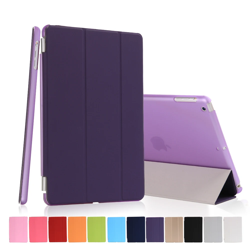 Чехол для for IPad Mini 1/2/3, golp 2 в 1 идеально подходит Магнитный искусственная кожа Smart Cover ПК прозрачный чехол для for IPad Mini 1/ 2/3