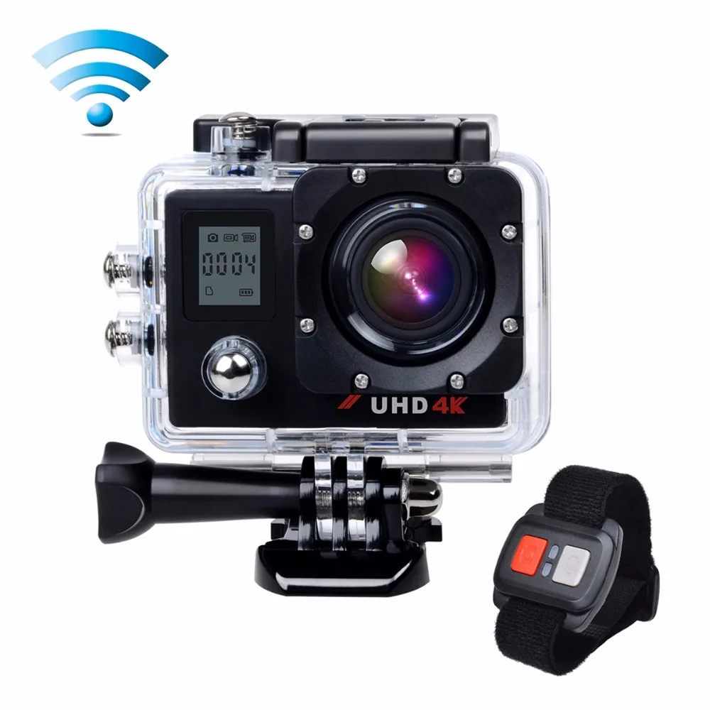 Underwater Action Camera 4K Sport Cam 16MP Wifi 2" LCD Dual Display 170