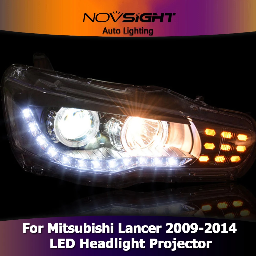 NOVSIGHT 2 шт. автомобильный светильник светодиодный прожектор головной сенсор 12