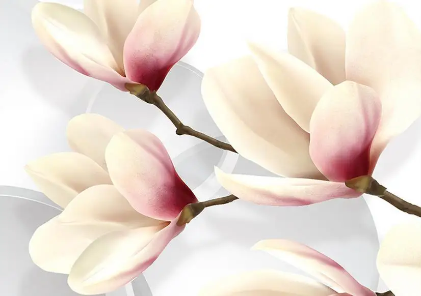 3d обои с изображением цветов орхидеи сада|mural painting photos|murals photowall mural photo |