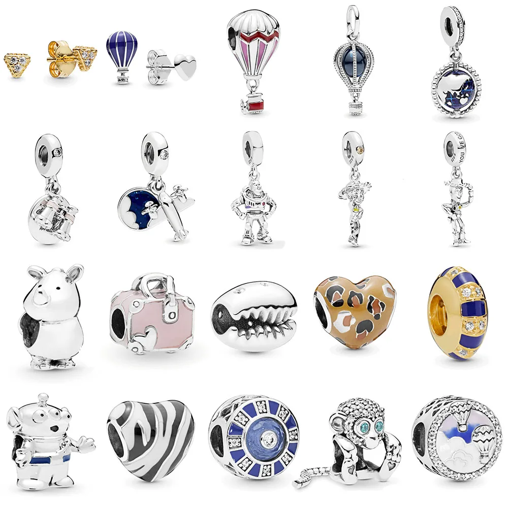 

CHAMSS 2019 Summer Collection Original New Pixar Toy Story Pendant Charm S925 Sterling Silver European Style Female DIY Jewelry