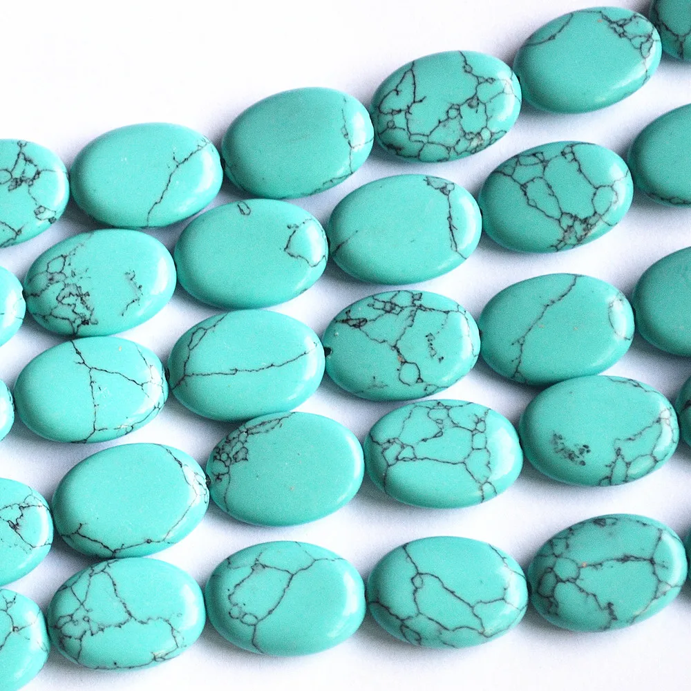 Модный натуральный Опаловый розовый кварцовый Овальный бисер Howlite из