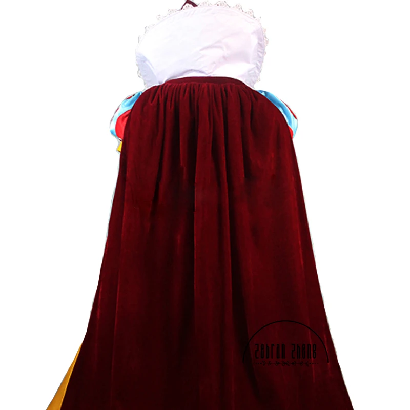 Top Quality Snow Princess Cosplay Costume With Crystal For Halloween Dress Adult Women Custom Made