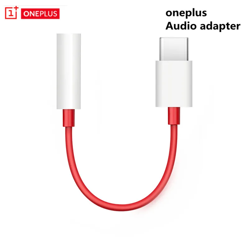 Original Oneplus 6T Type C Audio Adapter USB TYPE C To 3.5MM Headset