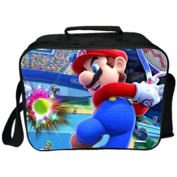 

Cartoon Super Mario Lunch Bag Fresh Keeping Cooler Bag Insulation Thermal Lunch Bag Icepack Women Men Picnic Bag