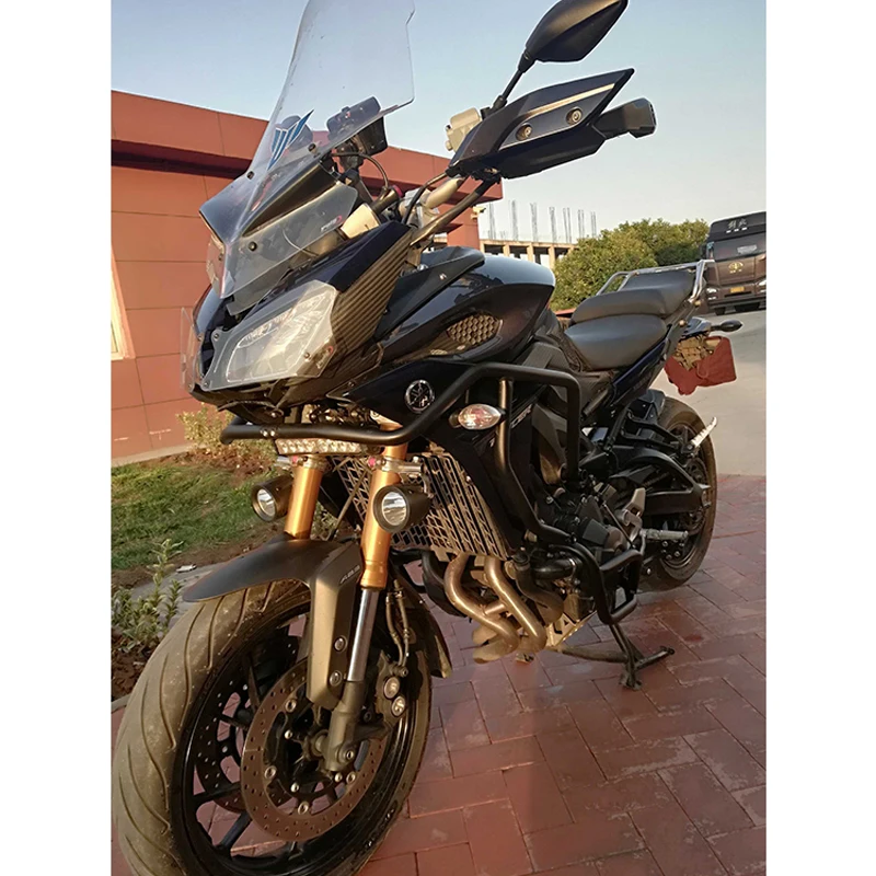 Для Yamaha MT-09 FZ-09 FJ-09 MT09 TRACER- мотоцикл передняя защита двигателя Краш бар Рамка протектор бампер