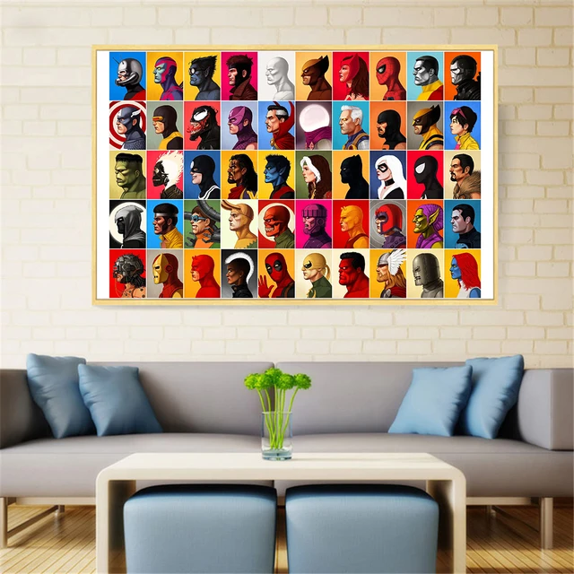 Buy Modern Movie Poster Wall Art DC Comics Cartoon