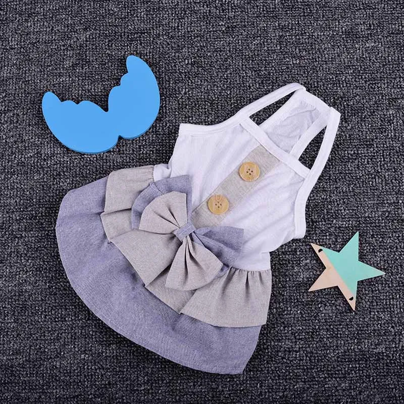 

Summer Dog Dress Sweet Cat Puppy Dress for Dogs Cat Yorkshire Sling Pet Skirt Cotton Chihuahua Pet Dog Dresses Disfraz Perro