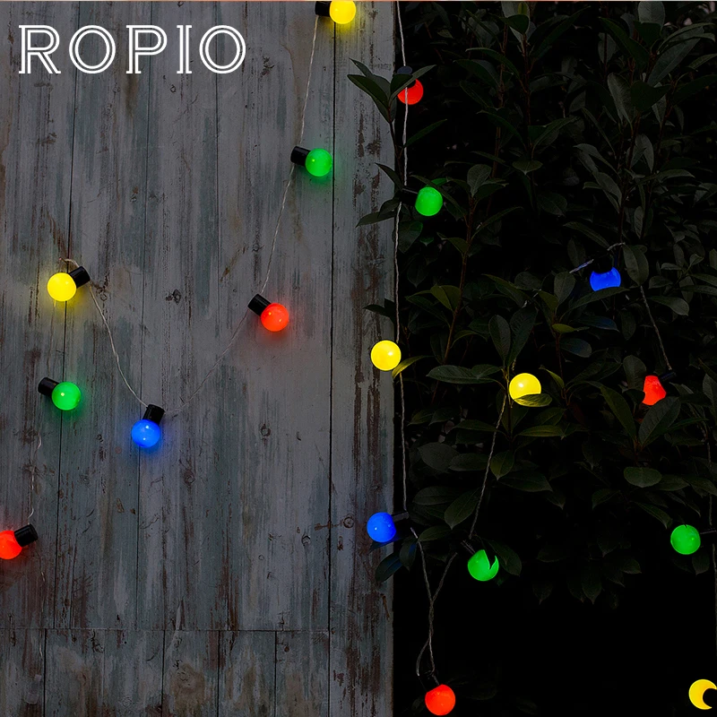 Уличная Водонепроницаемая гирлянда с 20 светодиодами 5 м|outdoor lighting|led globe stringlights string