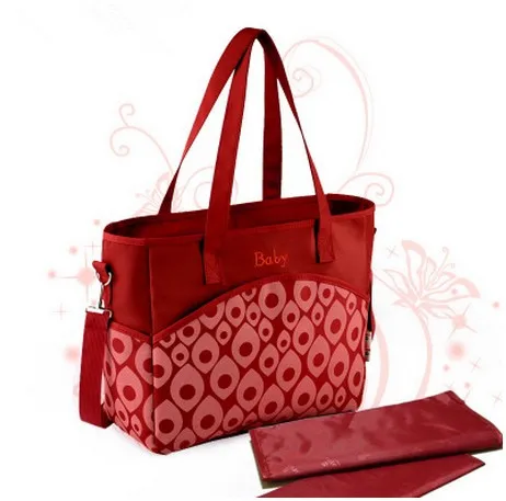 Промо-акция! Подгузник мешок детские пеленки мешок для мамы, матери Хелло Китти сумка для подгузников - Цвет: Красный