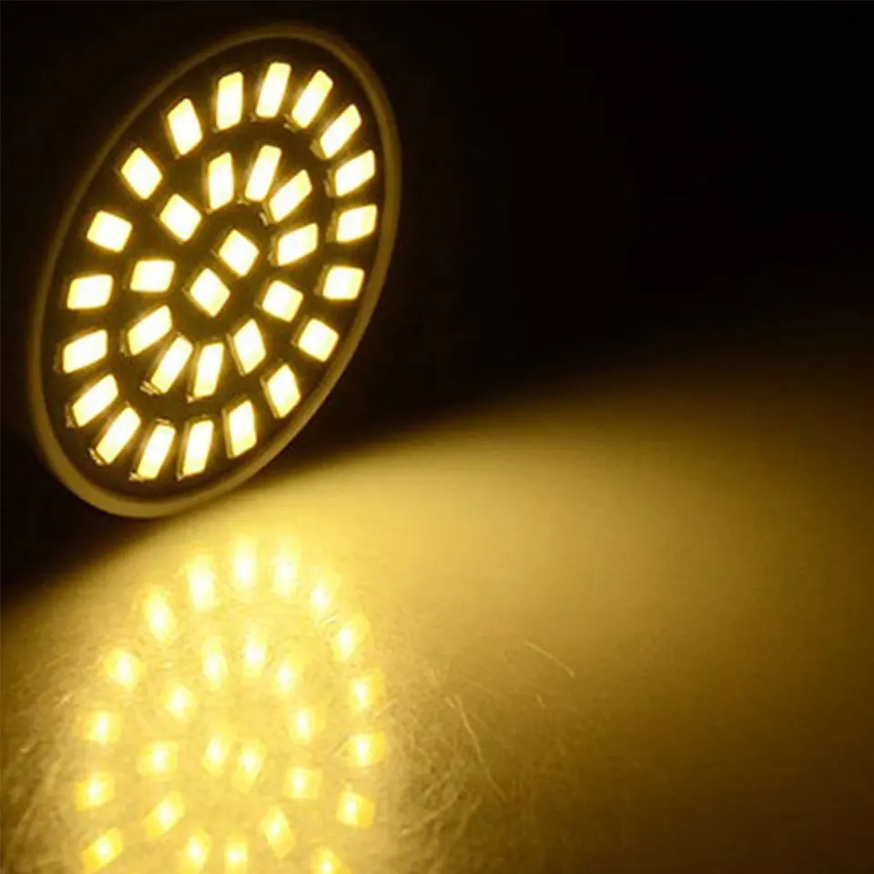 Светодиодная лампочка GU10 gu 10 220 В переменного тока 110 SMD 5733 светильник Вт 6 8 Вт|gu