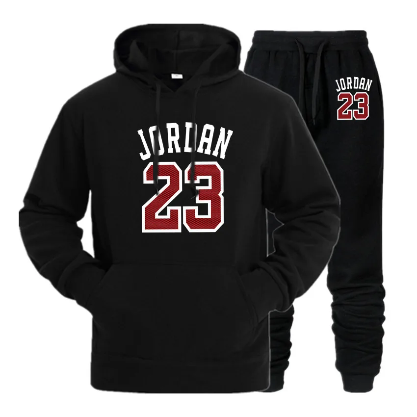 

JORDAN 23 Men Sportswear Hoodies Set Spring Suit Clothes Tracksuits Male Sweatshirts Coats Track Suits Joggers Plus Size S-XXXL