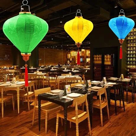 Праздничные вечерние фонари со стразами, вьетнамский светодиодный фонарь, свадебный фонарь, классический вьетнамский фонарь