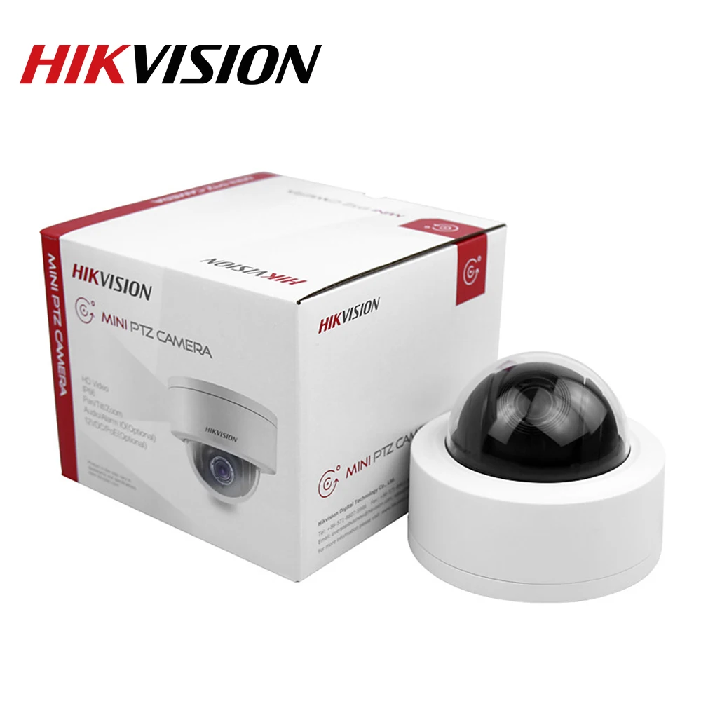 Hikvision оригинальная PTZ IP Сетевая камера DS-2DE3304W-DE 3MP 2,8 ~ 12 мм 4X оптический зум P2P сетевая Мини купольная камера безопасности