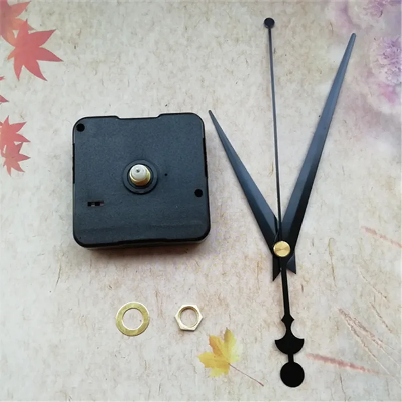 

Wholesale 5PCS Sweep 12mm Shaft Quartz Clock Mechanism with Black Metal Hands