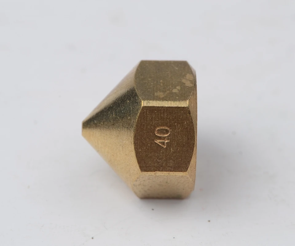 Аксессуары для 3D принтера Reprap Budasch сопло 1 M10 * 5 Резьбовая резьба 0 3 мм 4 6 латунная