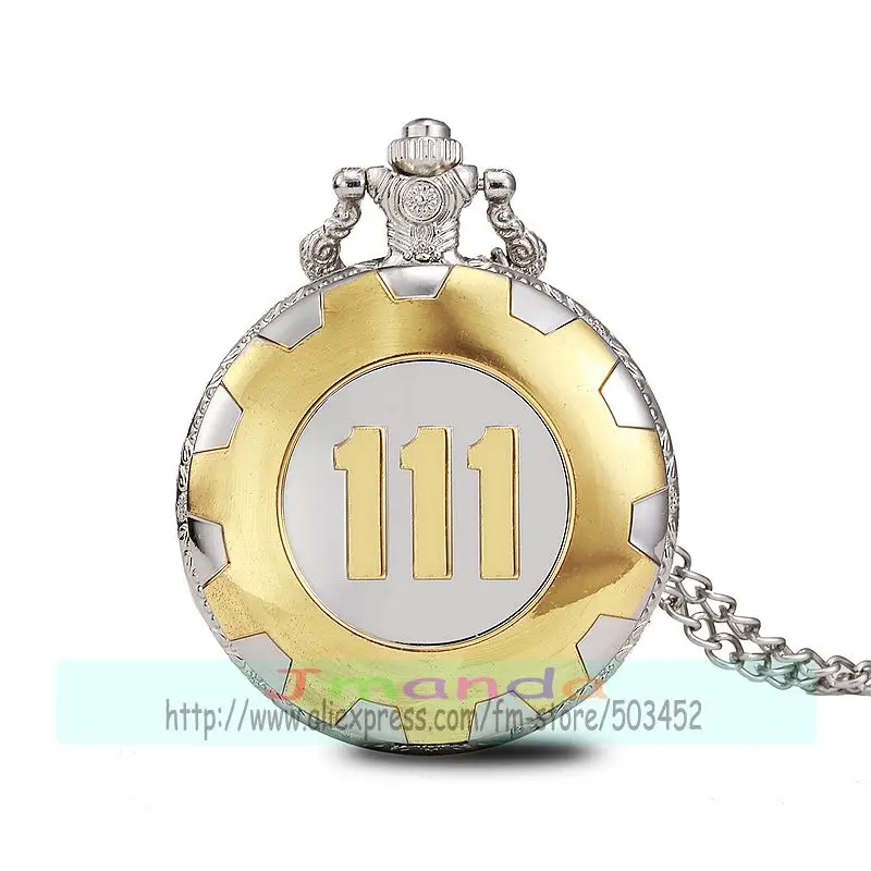100 шт./лот 0002 # Лидер продаж Модные карманные часы 111 золотого и серебряного цвета
