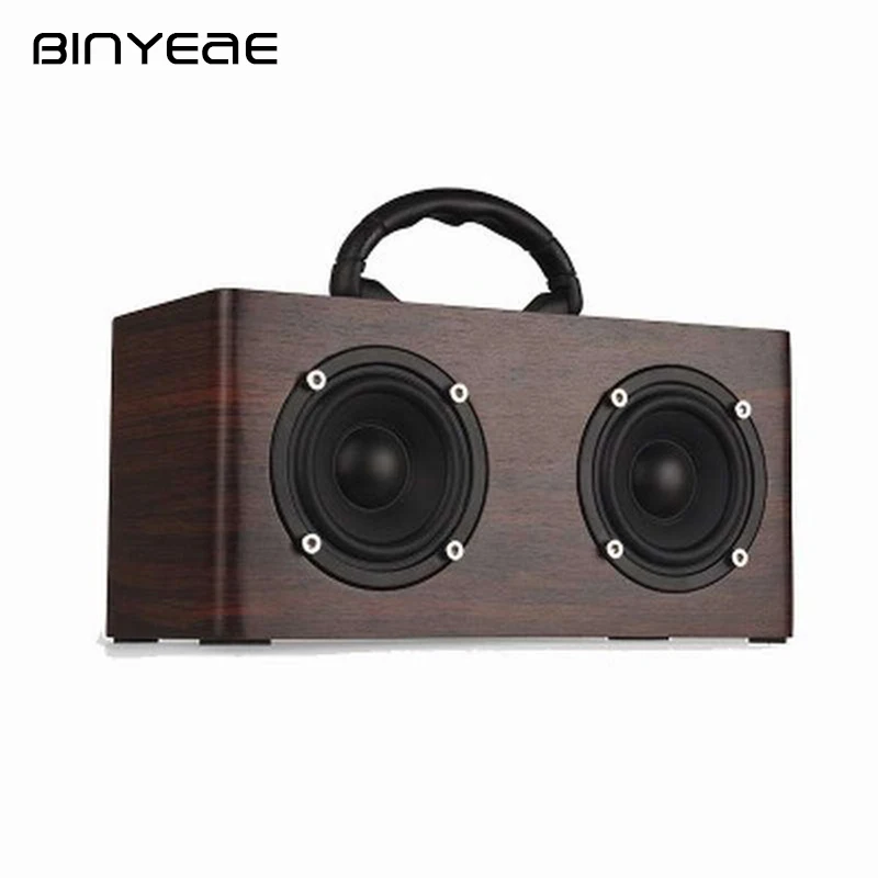 

BINYEAE Vintage Bluetooth Speaker Wireless Portable Speaker Outdoor Dance Wireless Soundbar with TF Card for Iphone Phone